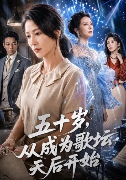 91短剧官网《五十岁从成为歌坛天后开始》女性成长短剧封面